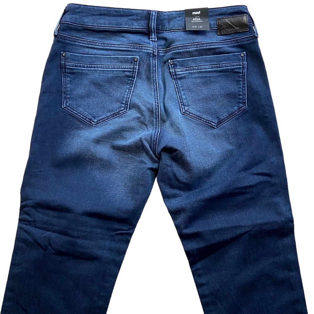 Mavi Jeans ADA Sexy Boyfriend Dark Wash Size 27 New - Picture 5 of 7